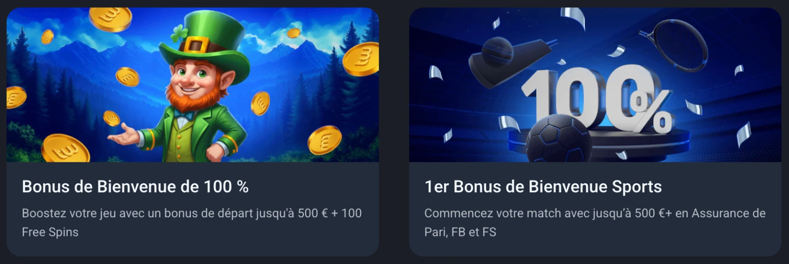 Bonus de bienvenue du casino twin pour les nouveaux joueurs — 100%, 500 €